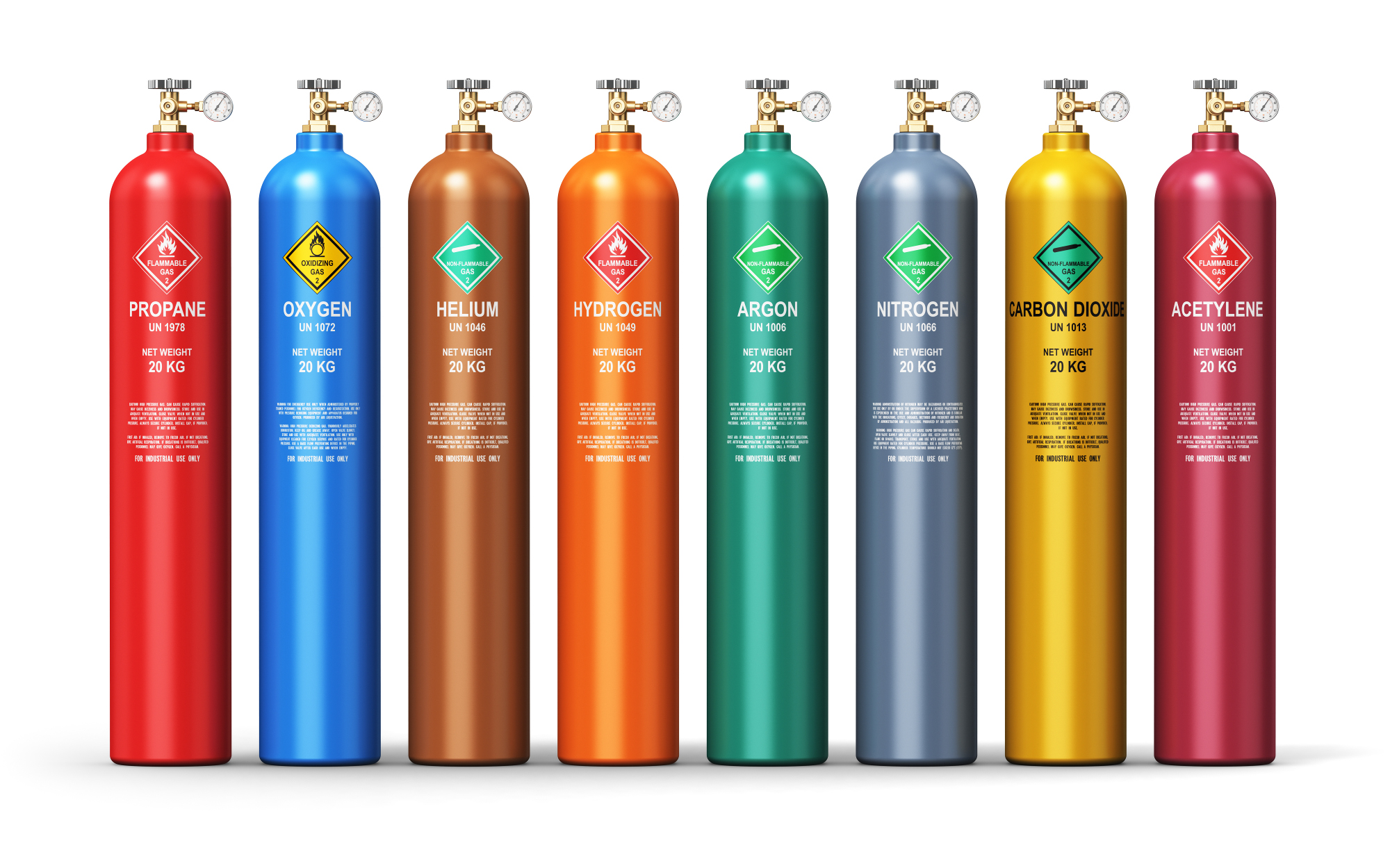 Re-Fill for All Types of Compressed Gas Cylinder